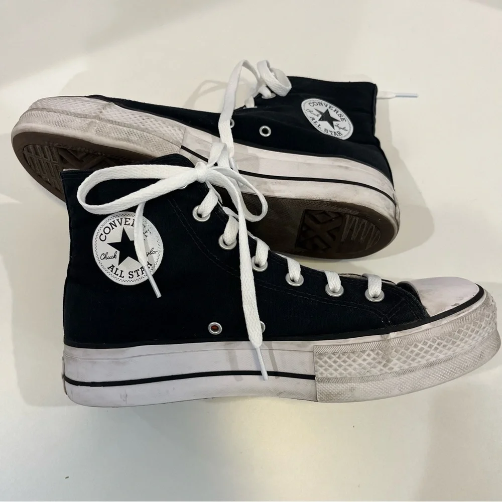 Converse Chuck Taylor All Star Lift Platform Canvas High Top Shoes | Women’s 9 - Picture 6 of 14